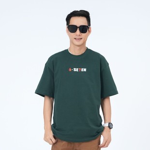 潮牌态度粤语文化67短袖 OMC T恤袁老师同款 Seven短袖 T百搭男