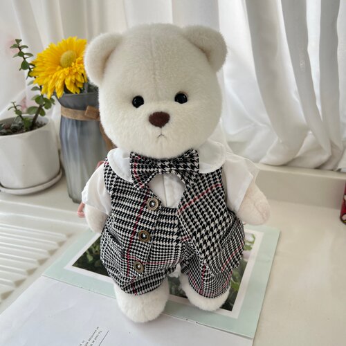 30cm中号莉娜关节熊衣服西服婚纱