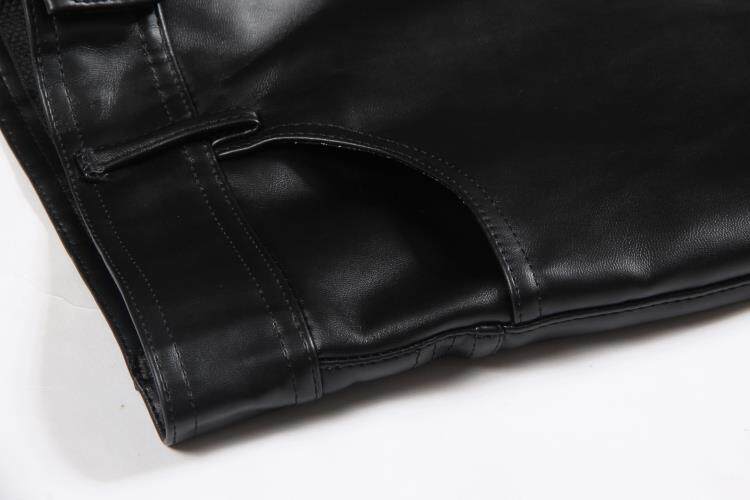 Pantalon cuir homme serré pour hiver - Ref 1480336 Image 4