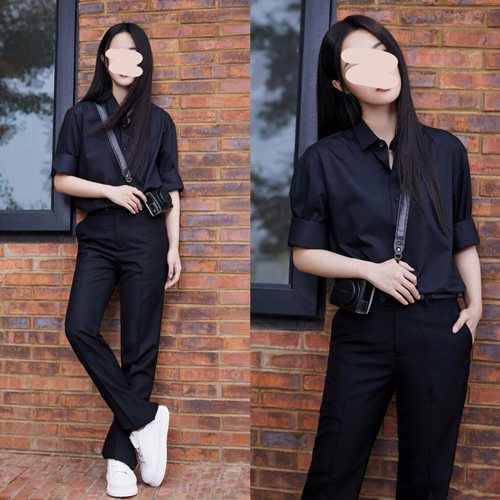 【简约又高级】黑色通勤套装