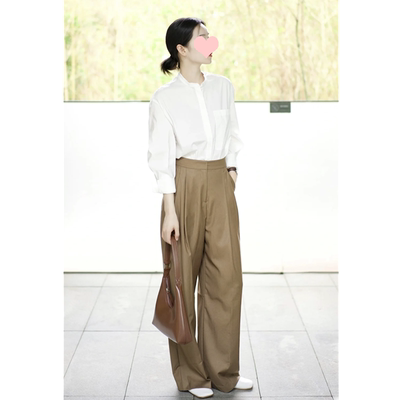 耐看耐穿气质通勤小立领女衬衫