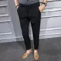 Quần tây nam cao cấp mùa hè quần âu nam quần nhỏ của Anh Phiên bản Hàn Quốc của xu hướng tự tu luyện quần tây quần nam - Quần quần âu nam