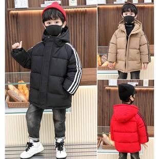 韩国潮牌男童棉衣2023新款冬装儿童羽绒棉服宝宝保暖棉袄加厚外套