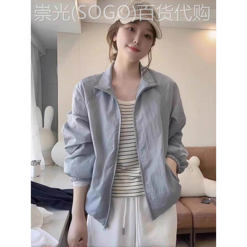 设计感立领薄款防晒外套女2025春夏新款户外休闲冲锋衣开衫上衣女