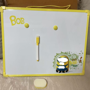 小学生幼儿写字板卡通儿童小白板涂鸦画画板磁性白板大号带擦