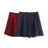 2025秋冬季 羊毛短裙女A字松紧腰半身裙伞裙蓬蓬裙百搭气质显瘦