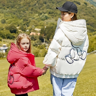 2025年新款欧洲站羽绒服女大码时尚小香风高级感加厚保暖冬季外套