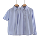 长袖 洋气设计感小众时尚 衬衫 2025年新款 蓝色上衣 女春秋季 情侣款