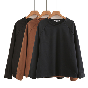 卫衣潮 男女基础百搭舒适多色基础款 日系休闲风圆领长袖 打底衫