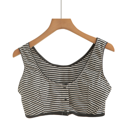 日单纯棉哺乳文胸秋冬季孕妇背心式产后喂奶睡眠胸罩大码哺乳内衣