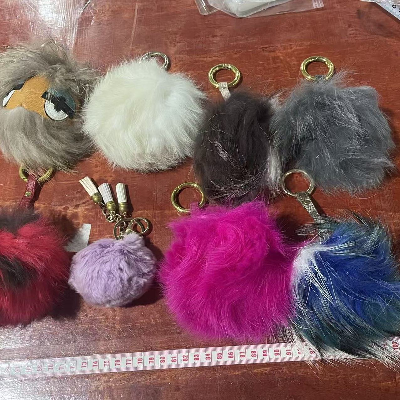 仿毛绒兔毛球绒球配件手机DIY鞋儿童帽子上包包服装的毛球辅料