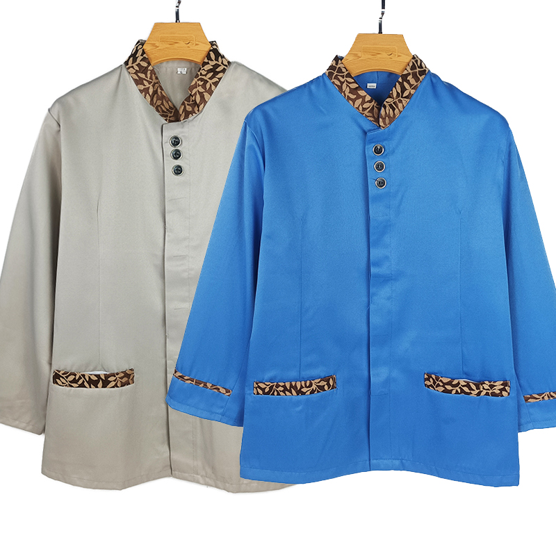 清洁工酒店客房保洁服上衣物业保洁工作服女阿姨工服春秋长袖制服
