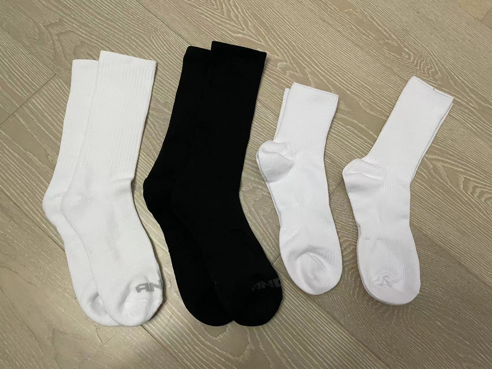 袜子男生加厚毛巾底纯色简约秋冬季运动户外毛圈高帮高筒袜