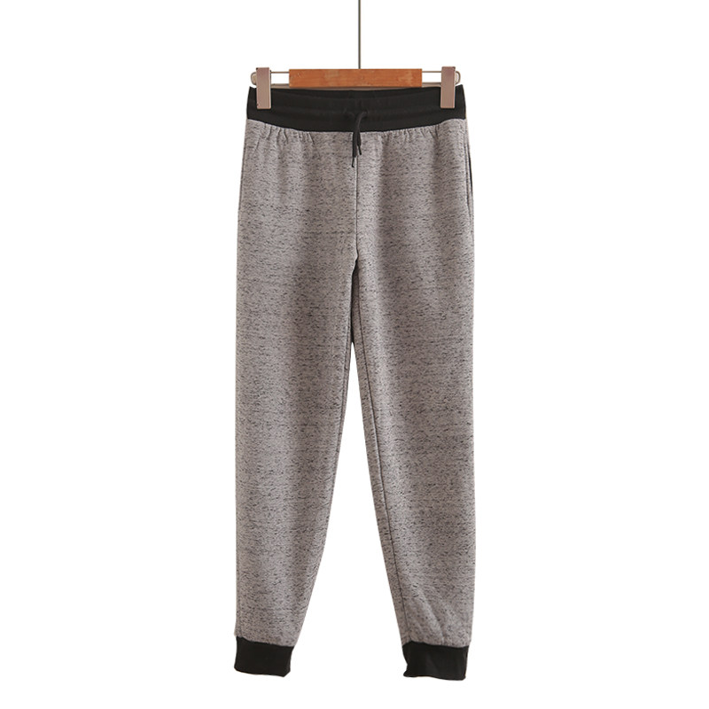 外贸原单柔软加厚仿羊羔绒运动裤男女保暖束脚松紧腰直筒休闲卫裤,女装/女士精品,卫裤,淘宝优惠券,粉丝福利购,淘宝优惠卷