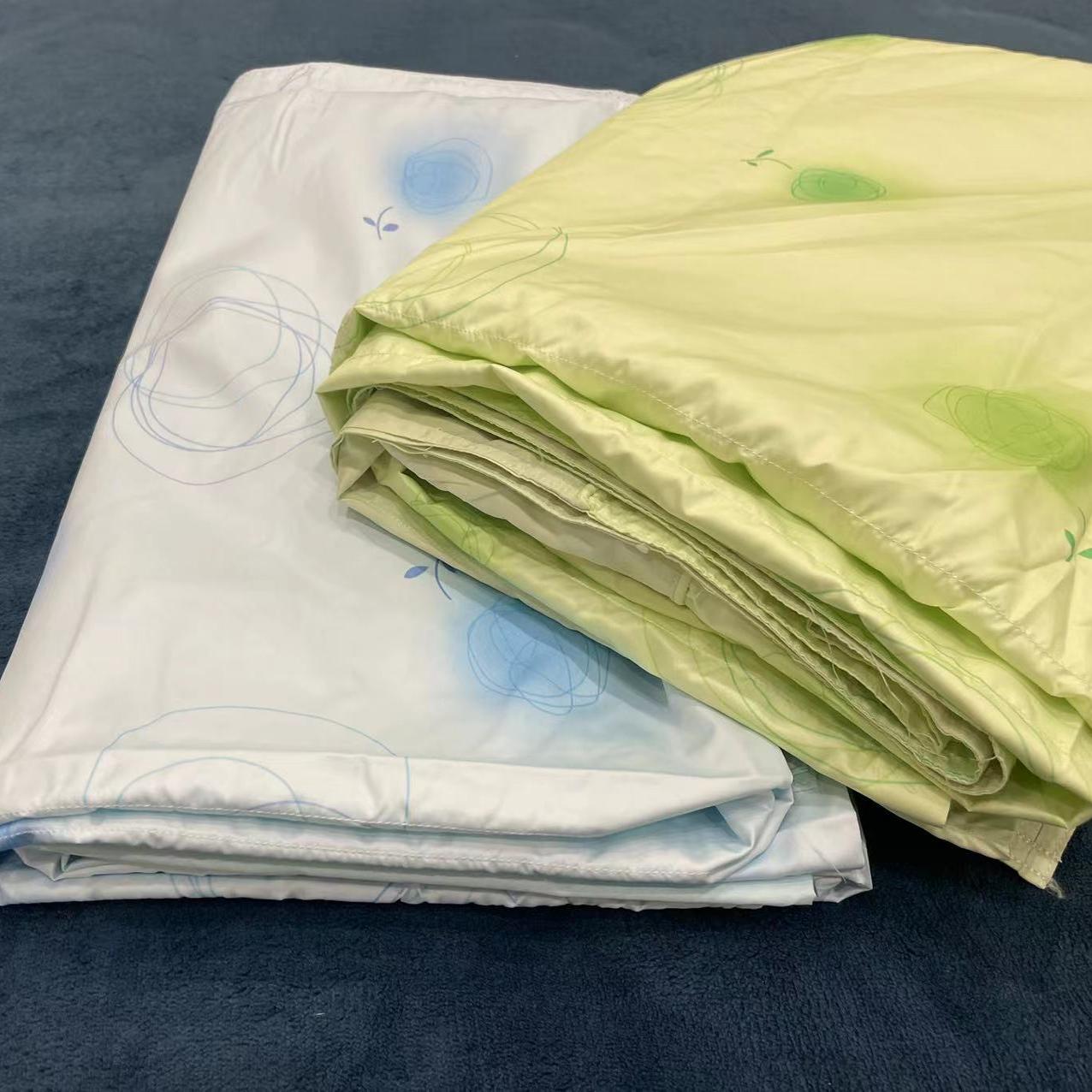 夏季自充绒羽绒被被壳被套皮羽绒被内胆套子半成品高密自冲绒布料