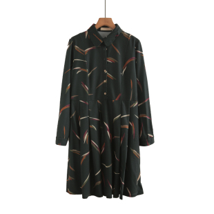 百搭可爱连衣裙侧边拉链 春秋针织时尚 石系列品牌折扣专柜正品 女装