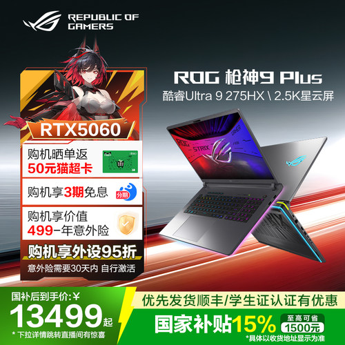 ROG枪神9Plus高端电竞游戏本