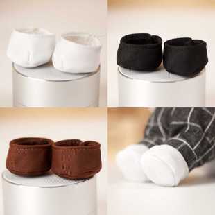 20cm棉花娃娃鞋子包子鞋窝窝鞋毛绒玩具公仔黑白咖色鞋套袜套配饰