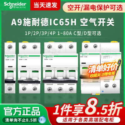 正品施耐德IC65H空开百年品牌