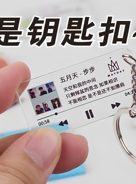 五月天亚克力歌词专辑钥匙扣nfc阿信配饰应援粉丝包挂件周边定制