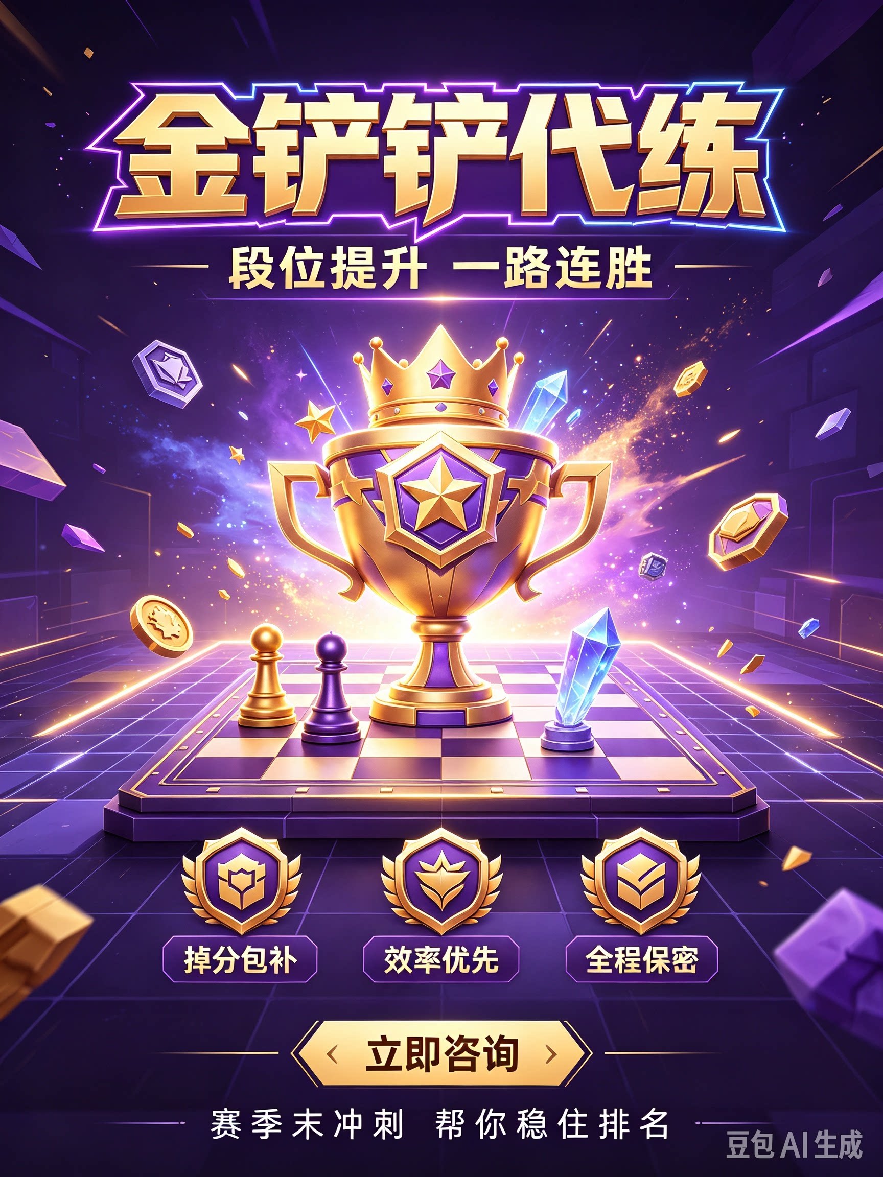金铲铲之战代练上分LOL云顶之弈代打排位定级赛 自然之力 画之灵