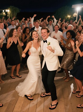 6-60Pairs Flip Flops for Wedding Guests Sandals Slippers wi