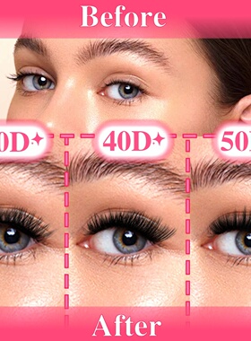 30D40D50D80D DIY Eyelash Extension Kit with Tweezers, Glue