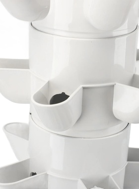 Hydroponics Tower White 30 Hole Vertical Hydroponic Plantin