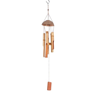72Centimeter Bamboo Wind Chime Coconut shell Home Doorbell