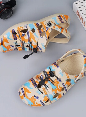 Summer Beach Slippers Men 2023 Mules Men Summer Clogs for m