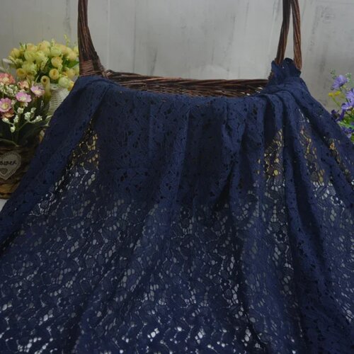 1meter High Quality Black Tulle Lace Fabric DIY Clothes Gui