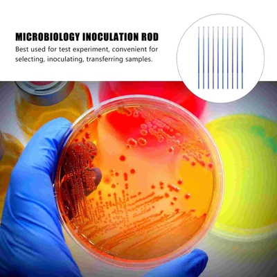 20 Pcs Inoculating Stick Microbiology Inoculation Rods Labo