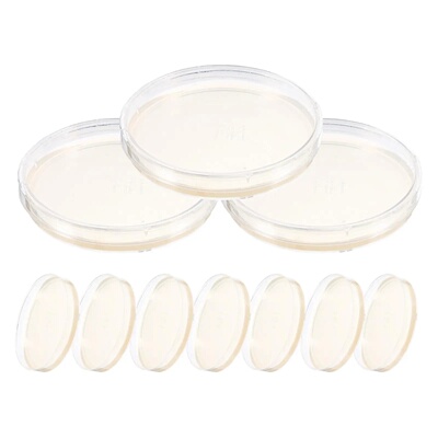 10 Pcs 9cm Agar Plates Culture Medium Nutrient Agar Petri D