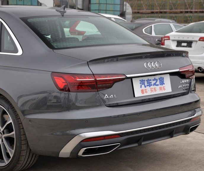 原厂配件17-20款a4l尾翼免打孔b9扰流板s4z装饰件改装原车喷漆3m