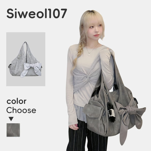 SIWEOL107蝴蝶结大容量托特包