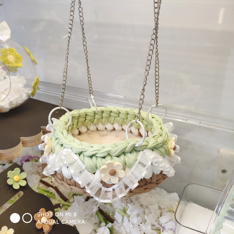 仓鼠造景吊篮吊床秋千