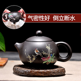 宜兴紫砂茶壶泡茶手工150 可倒立 250ml大小号西施家用功夫茶具