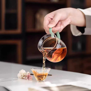 玻璃公道杯加厚耐热圆满高档日式功夫茶具茶海泡茶杯分茶器手工