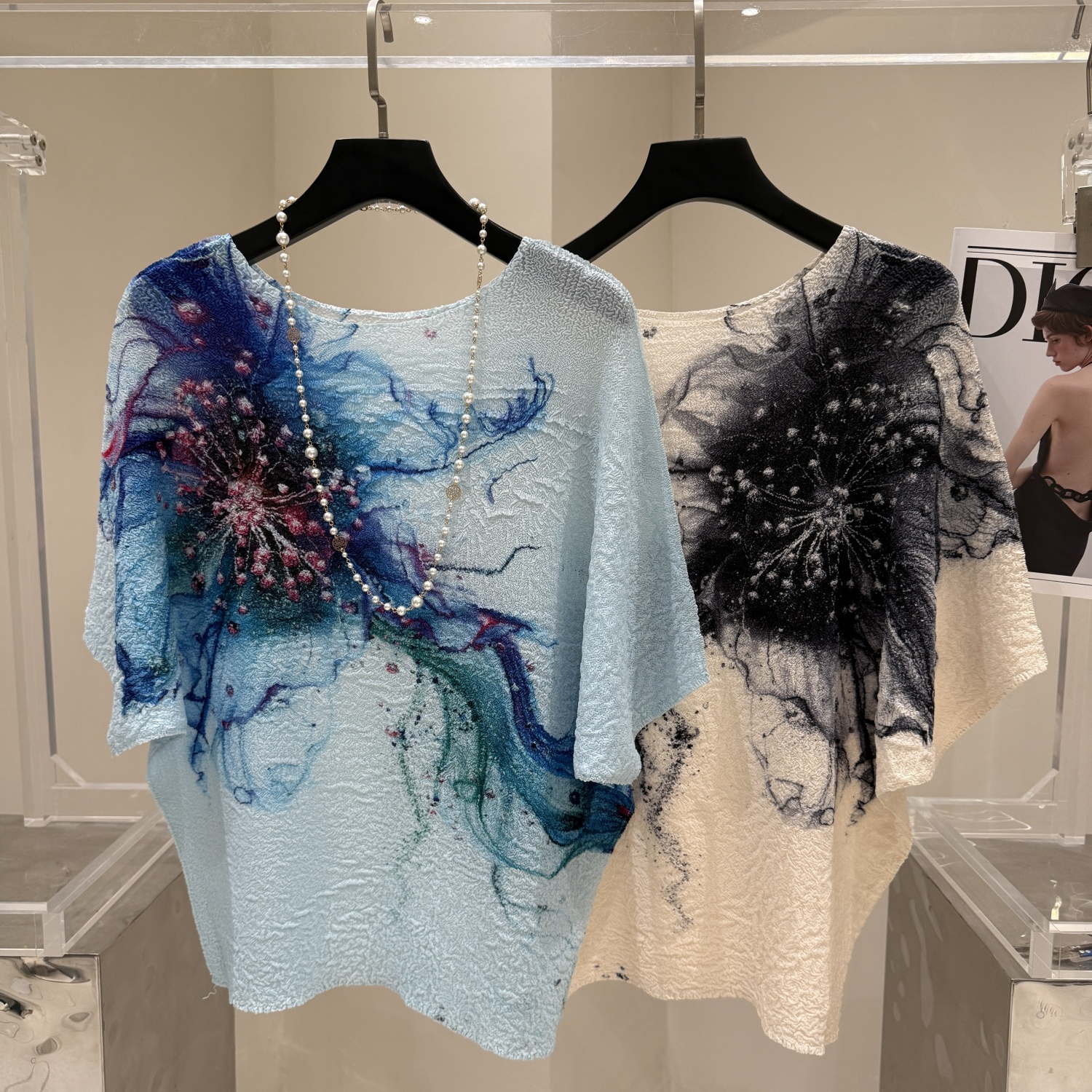 母亲节礼品气质褶皱妈妈T恤礼物