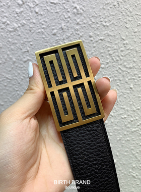 BIRTH正品青年皮带男真皮牛皮韩版潮百搭男士腰带年轻人商务时尚