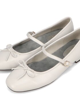 ORiental TRaffic2025秋冬新款复古玛丽珍鞋单鞋浅口芭蕾舞鞋