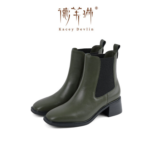 【德芙琳x鹿皮头等舱】小短靴