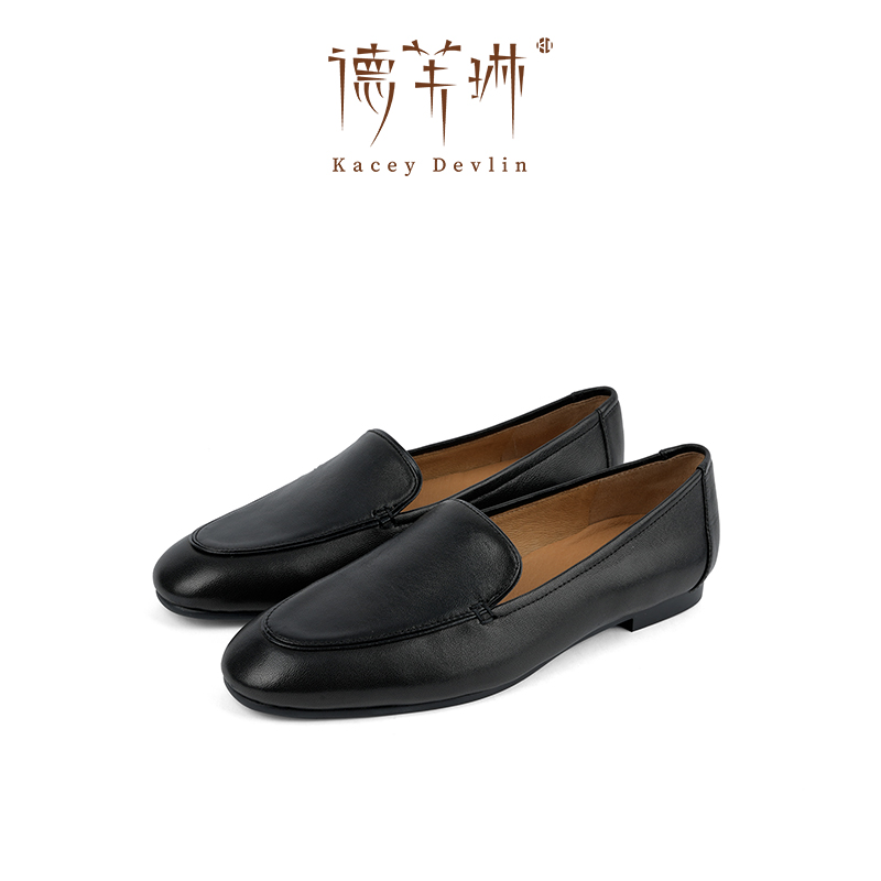 德芙琳KaceyDevlin鹿皮乐福鞋