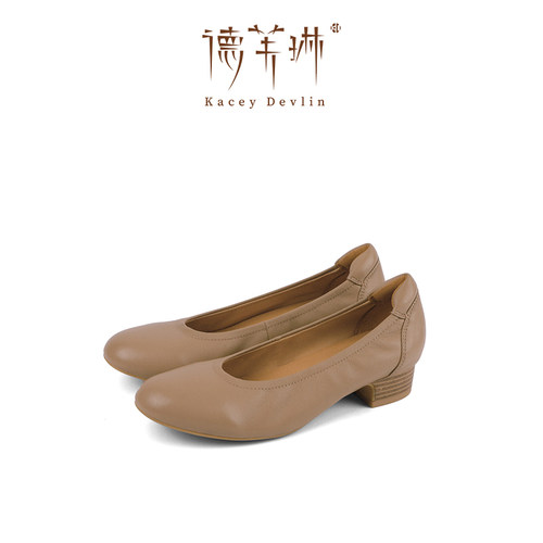 德芙琳KaceyDevlin鹿皮浅口单鞋
