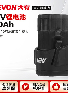 大有12V锂电池2.0Ah适配5712/5268/5804/5828/5262/5905机器5120