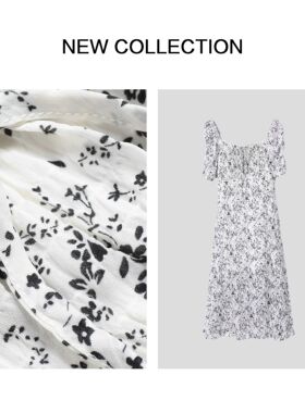 百搭休闲小碎花连衣裙 L3F38032A -8032