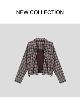 C1538005新款百搭通勤衬衫两件套-8005