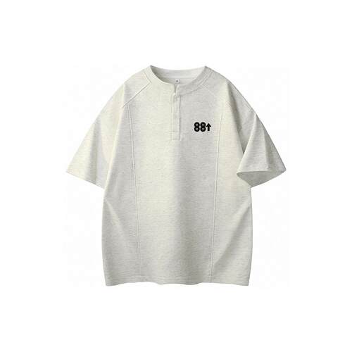 88rising 正肩潮牌高克重高品质冰感曼巴棉系列美式复古纯色拼接