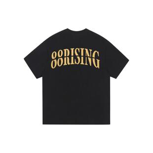 88rising 美式复古高街cleanfit国潮百搭宽松休闲印花短袖情侣T恤