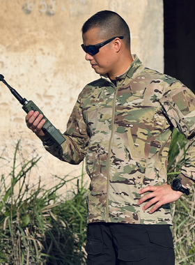 【Second team-江队副】户外MC全地形迷彩军迷战术防风软壳冲锋衣